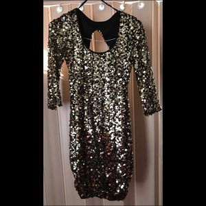 3/4 Sleeve Party Dress